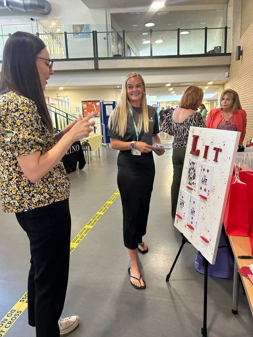 Lauren Baker at a community event